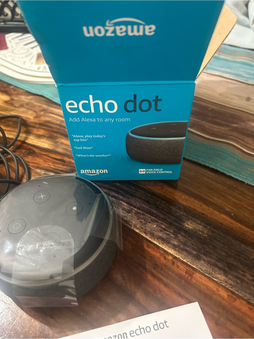 Amazon Echo Dot (3rd Gen) in Charcoal